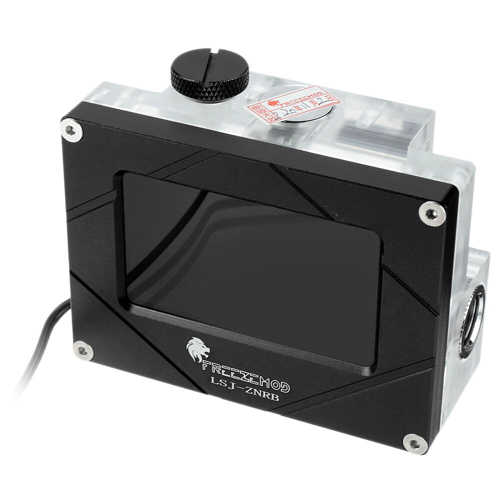 Mounted Version Intelligent Water Cooling System Monitor Temperature Flow Rate Air Pressure Water Pump PWM Black/Silver
