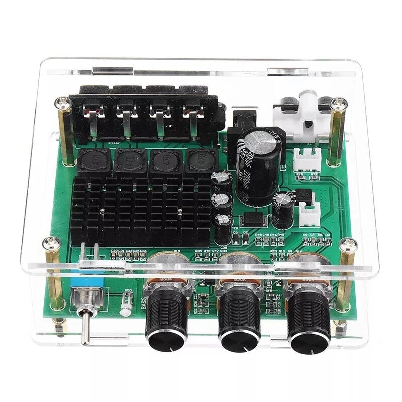 Digital Power Amplifier Board 2*80W High-power Two-channel Audio Amplifier Module