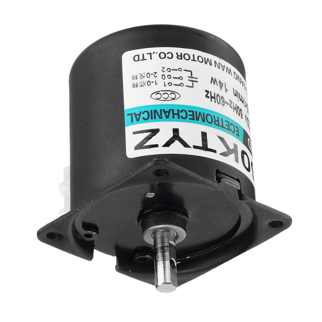 220V 10rpm Permanent Magnetic Electric Synchronous Motor 14W Permanent Magnet Motor