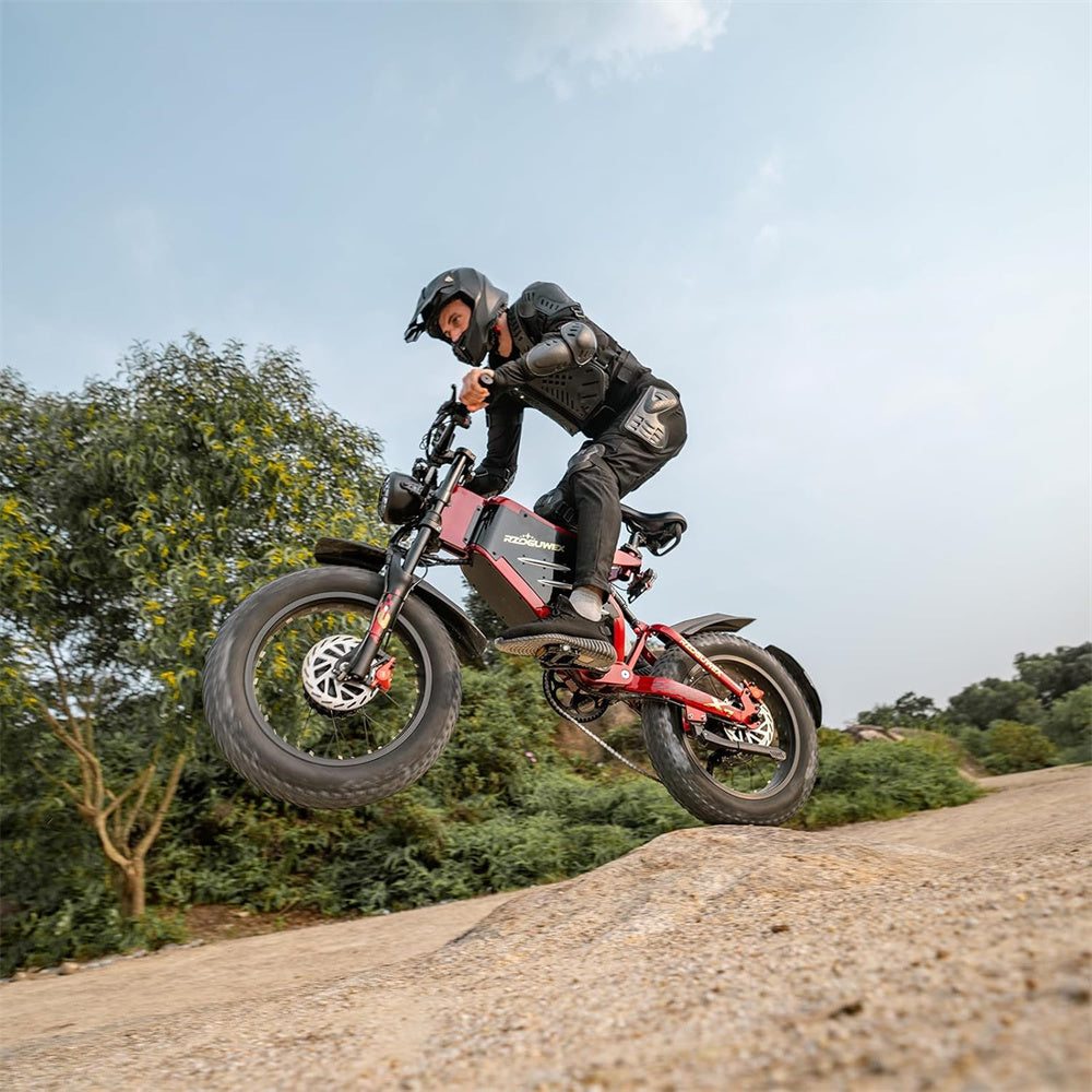 Electric Bike 48V 30AH Battery 1000W*2 Dual Motors Recommended Top Speed 25KM/H 20*4.0inch Tires 90KM Max Mileage 200KG Max Load Electric Bicycle