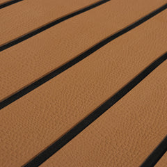 2400x450x6mm EVA Foam Faux Teak Marine Boat Teak Decking Yacht Sheet Flooring Pad