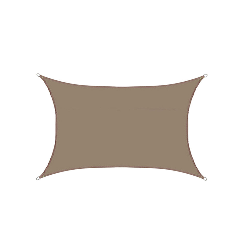 4 x 6m Instahut Sun Shade Sail Cloth Shadecloth Awning Canopy Rectangle Square UV Protection Waterproof