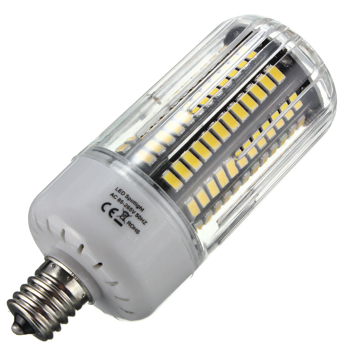 18W 100 SMD 5736 LED Pure White Warm White Natural White Corn Bulb AC85-265V