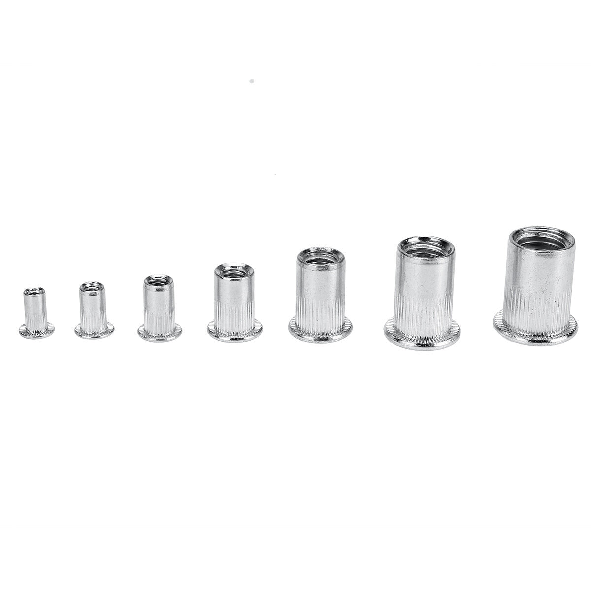 Rivet Nut Pistol Rivet Guun M3 M4 M5 M6 M8 M10 M12 Heavy Duty Manual Insert Nut Tool Manual Mandrel with 110pc Nut