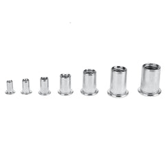 Rivet Nut Pistol Rivet Guun M3 M4 M5 M6 M8 M10 M12 Heavy Duty Manual Insert Nut Tool Manual Mandrel with 110pc Nut