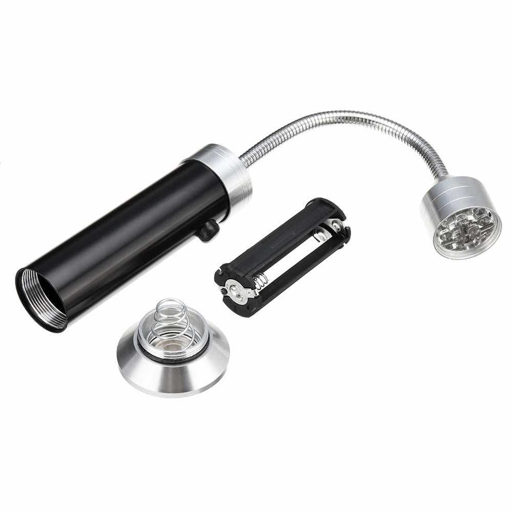 Magnetic BBQ Grill Light Flexible LED Work Light Maintenance Light Tool Light Black
