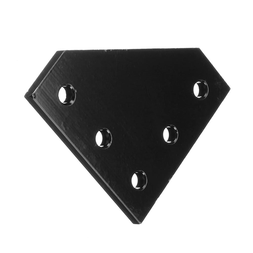 5 Holes Aluminum Profile Connector Joint Plate Corner Bracket for 2020 Aluminum Profile Pack4