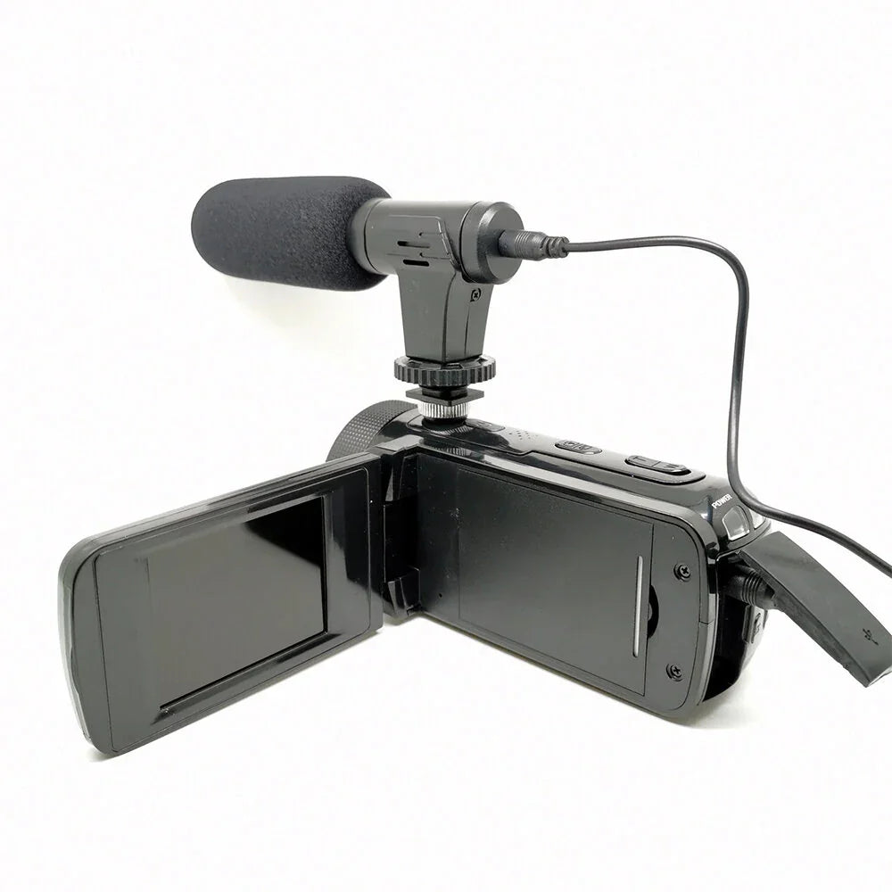 HD Digital Camera 16 Million Pixel Handheld DV Camcorder with Microphone Wide-angle Lens Video Camera
