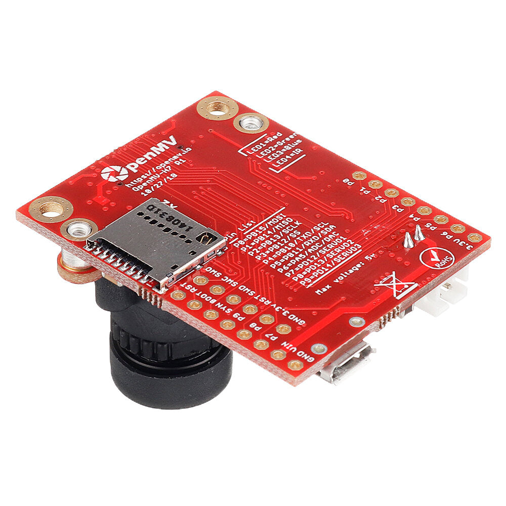 pyAI- OpenMV 4 H7 Development Board Cam Camera Module AI Artificial Intelligence Python Learning Kit 01Studio for Arduino