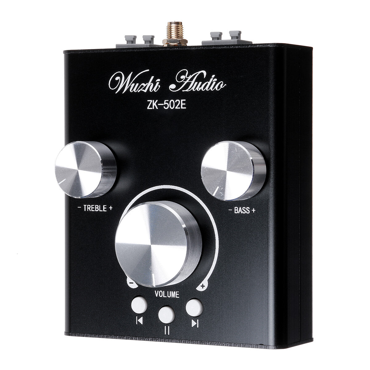50W*2 High and Bass Adjustment Preamp Audio Power Amplifier Module Subwoofer Bluetooth 5.0 Dual-channel Stereo with Aluminum Shell