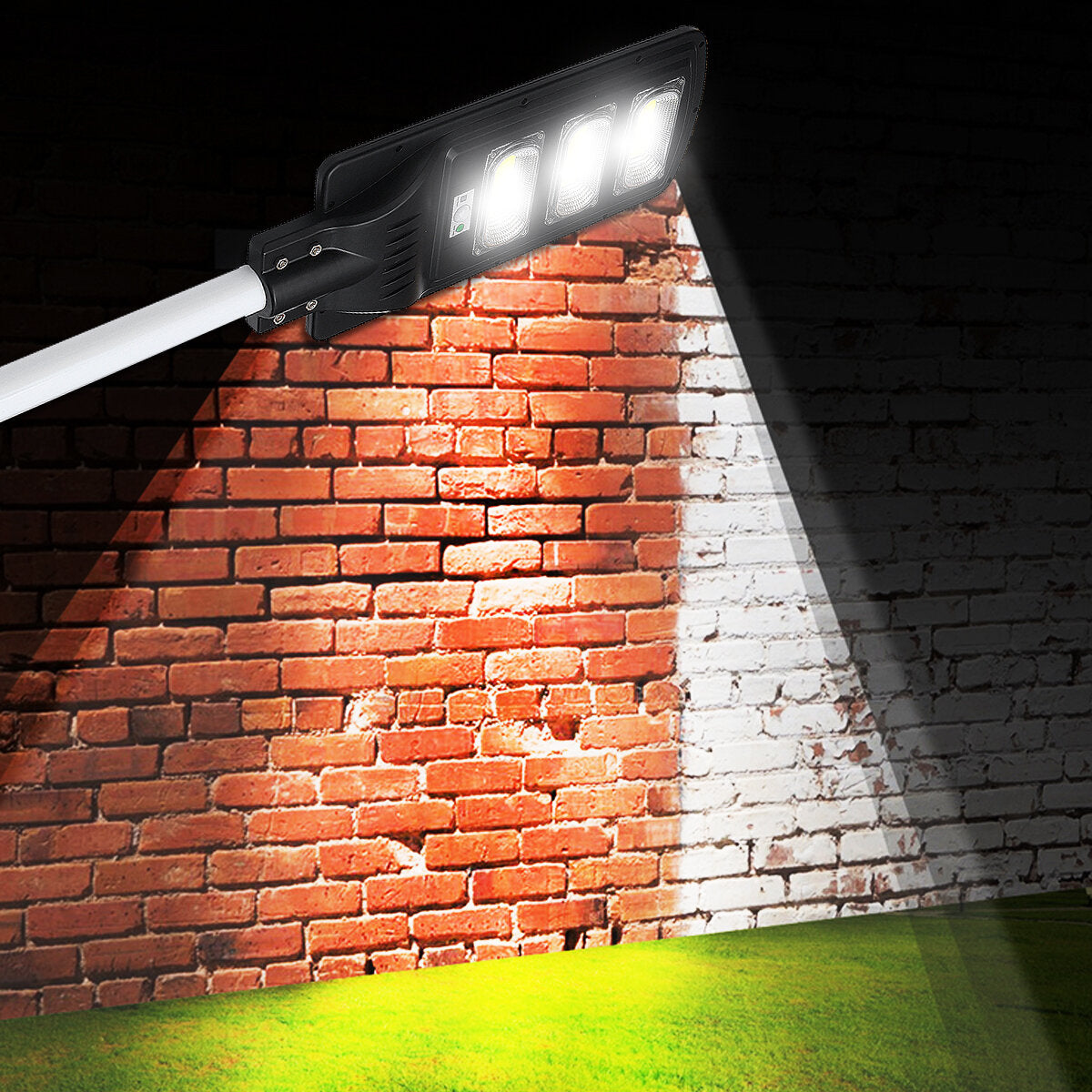 200/400/600W Solar Motion Sensor Outdoor  Wall Street Light Garden Lamp + Remote