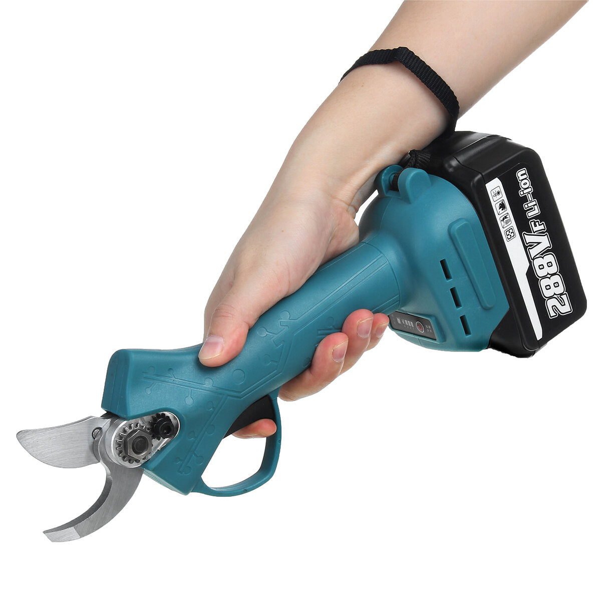 21V Cordless Electric Pruning Shears Secateurs Branch Cutter Scissor