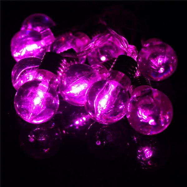 1.5M Colorful 10 LED Battery String Lights Bulbs Lamps Garden Wedding Party Fairy Christmas Decor