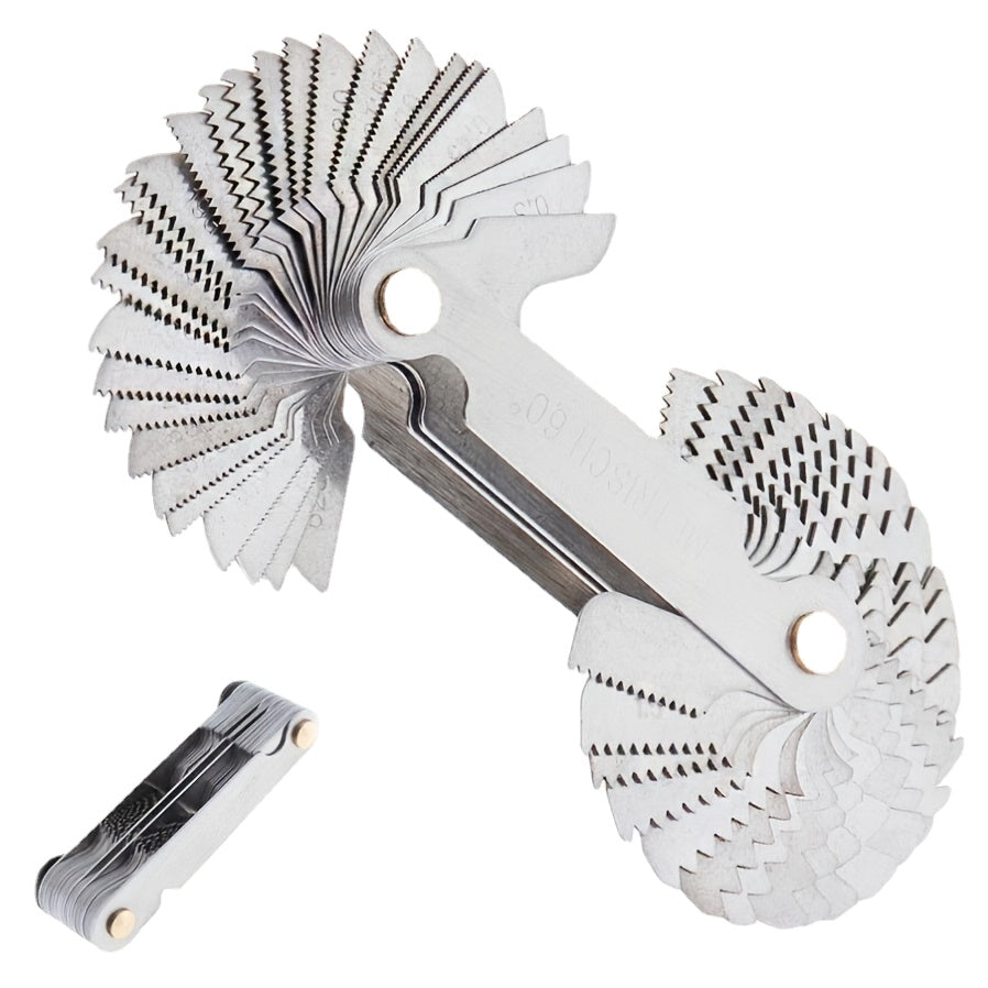 US+Metric+Inch Rib Pattern Thread Gauge Suitable for Industrial measurement