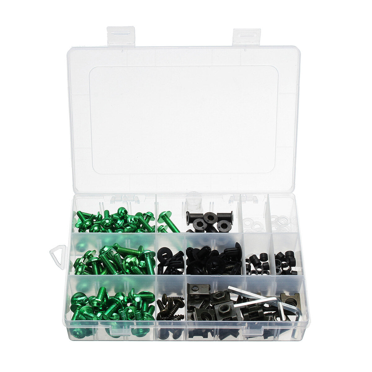 251pcs Fairing Bolt Kit Motorcycle Sportbike Body Fasteners Clip Screws Set