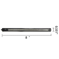 12V Motorcycle Safety 48LED/36LED Strip Light Running Rear Brake Turn Signal Flexible