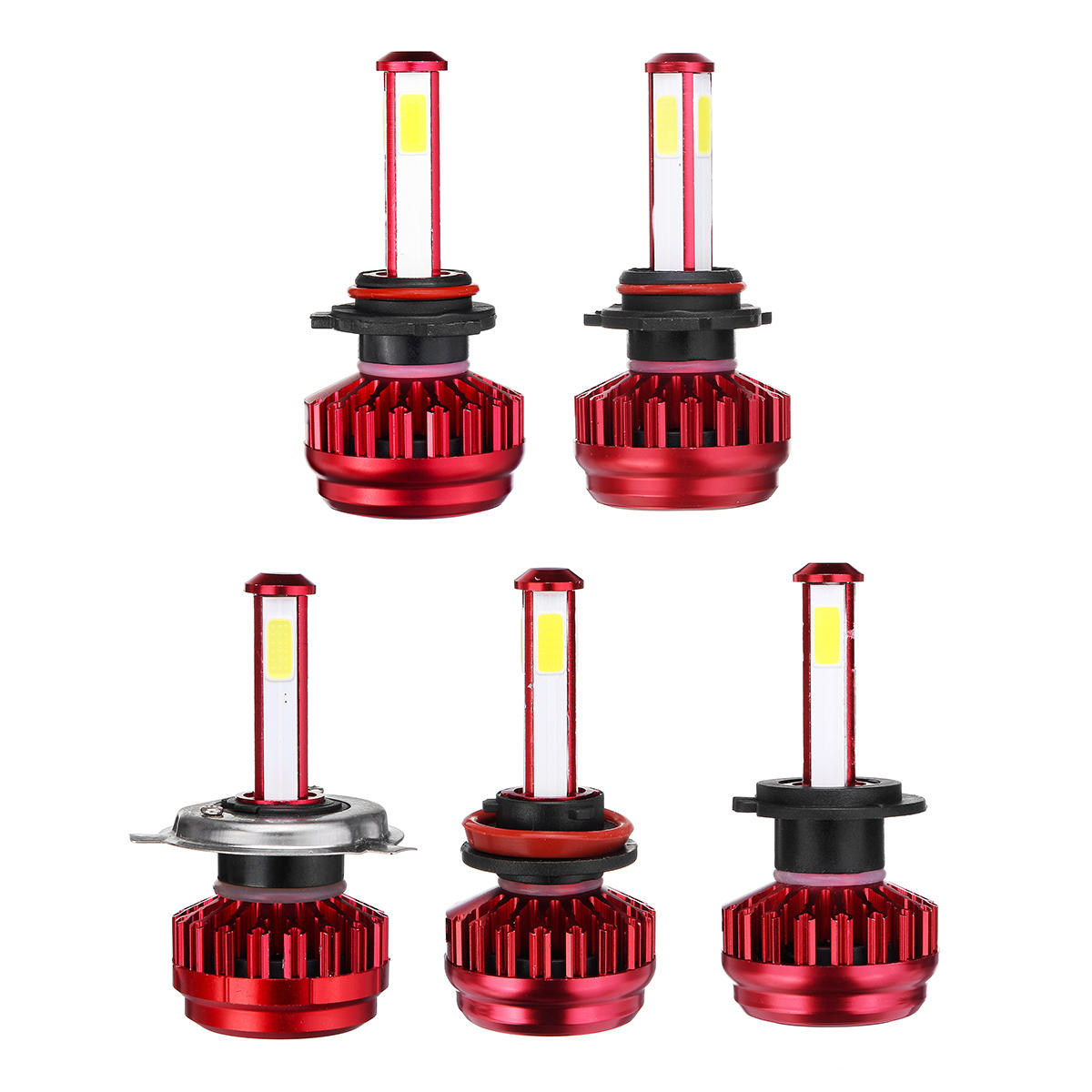 9V-36V 12V 24V LED COB Headlights Conversion Kit 6000K Car Motorcycle Light Bulb H4/H7/9005/9006
