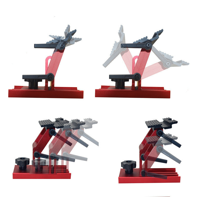 Aluminum Alloy Sharpening Jig Adjustable Replacement Tool With Internal Lock Washers For 6/8 Inch Bench Grinders