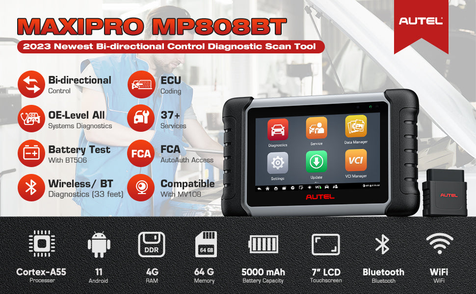 Auto Diagnostic All System Scanner Upgrade of DS808 Same Function as MS906