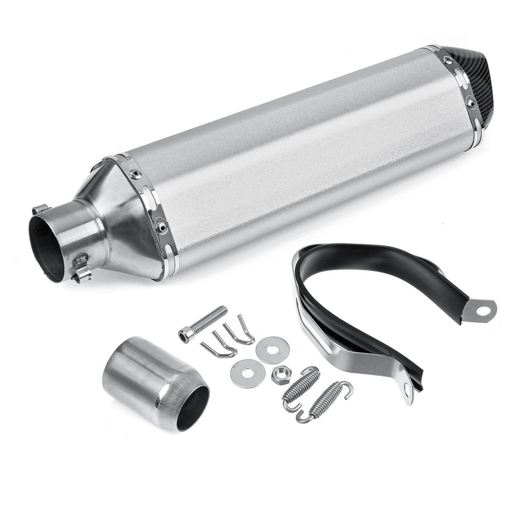 38-51mm Universal Motorcycle Signal Outlet Exhaust Muffler Tail Pipe Kit