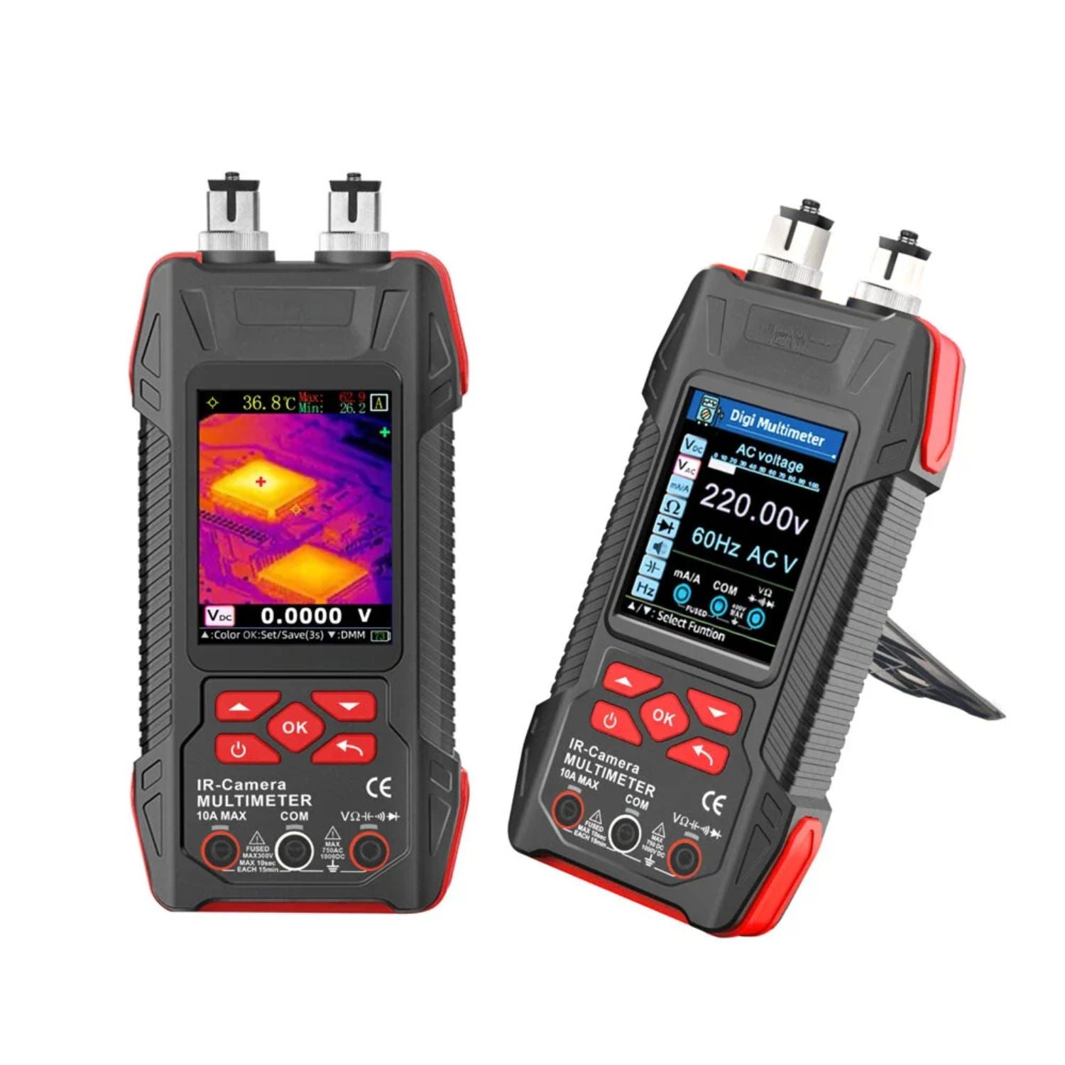 GreenZech Fusion-34 Pro Series | 240x240 HD Thermal Imaging Multimeter | Professional 3-in-1 & 5-in-1 Diagnostic Tool