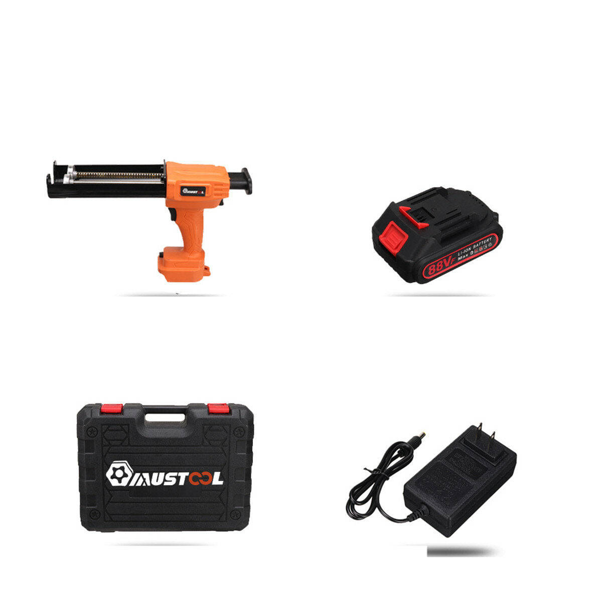 88VF 12000N Cordless Electric Glue Gun Sealing Gaps Gluing Machine with/without Battery