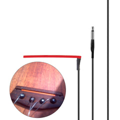 10PCS Ukelele Piezo Saddle 4 String Ukelele Equalizer 50mm Red Pickup Piezo For Hawaii Guitar Uke Use