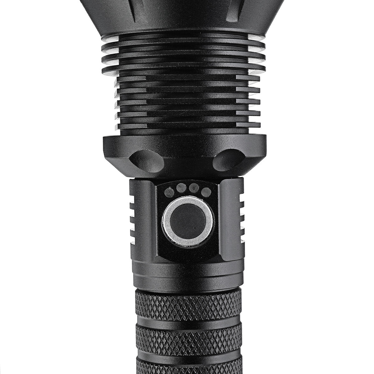 USB Rechargeable Zoomable Flashlight Set with 26650 Battery USSB Cable Focus Adjustable Outdoor Camping Hunting Fishing Searchlight