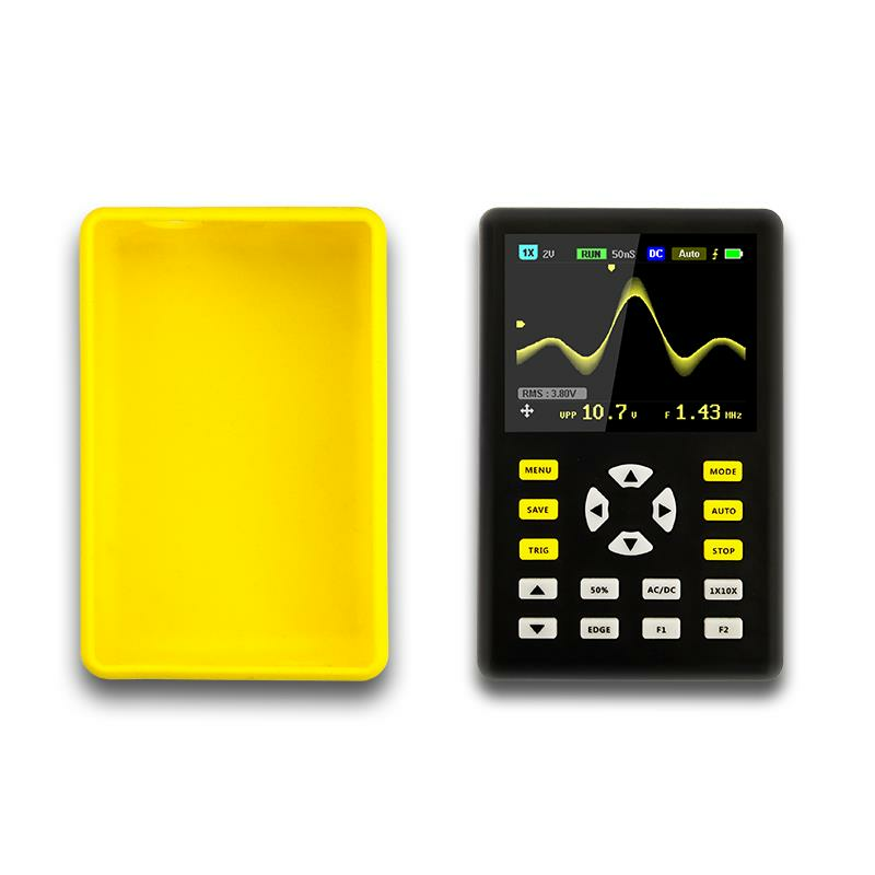 Digital 2.4'' TFT Oscilloscope: 500MS/s Sampling, 100MHz Bandwidth, Waveform Storage & 3000mAh Battery