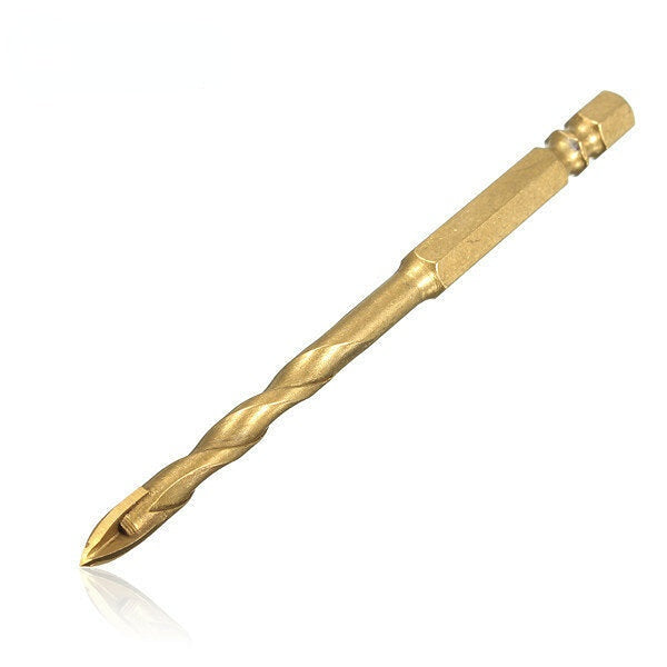 Hex Shank Tile Glass Cross Spear Head Long Drill Bit 6/8/10/12mm With Tungsten Carbide Tip