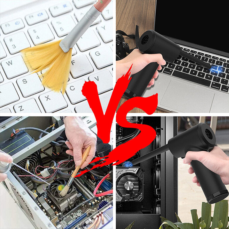 Cordless Air Duster for Computer Cleaning, Replaces Compressed Spray Rechargeable Cleaner Blower