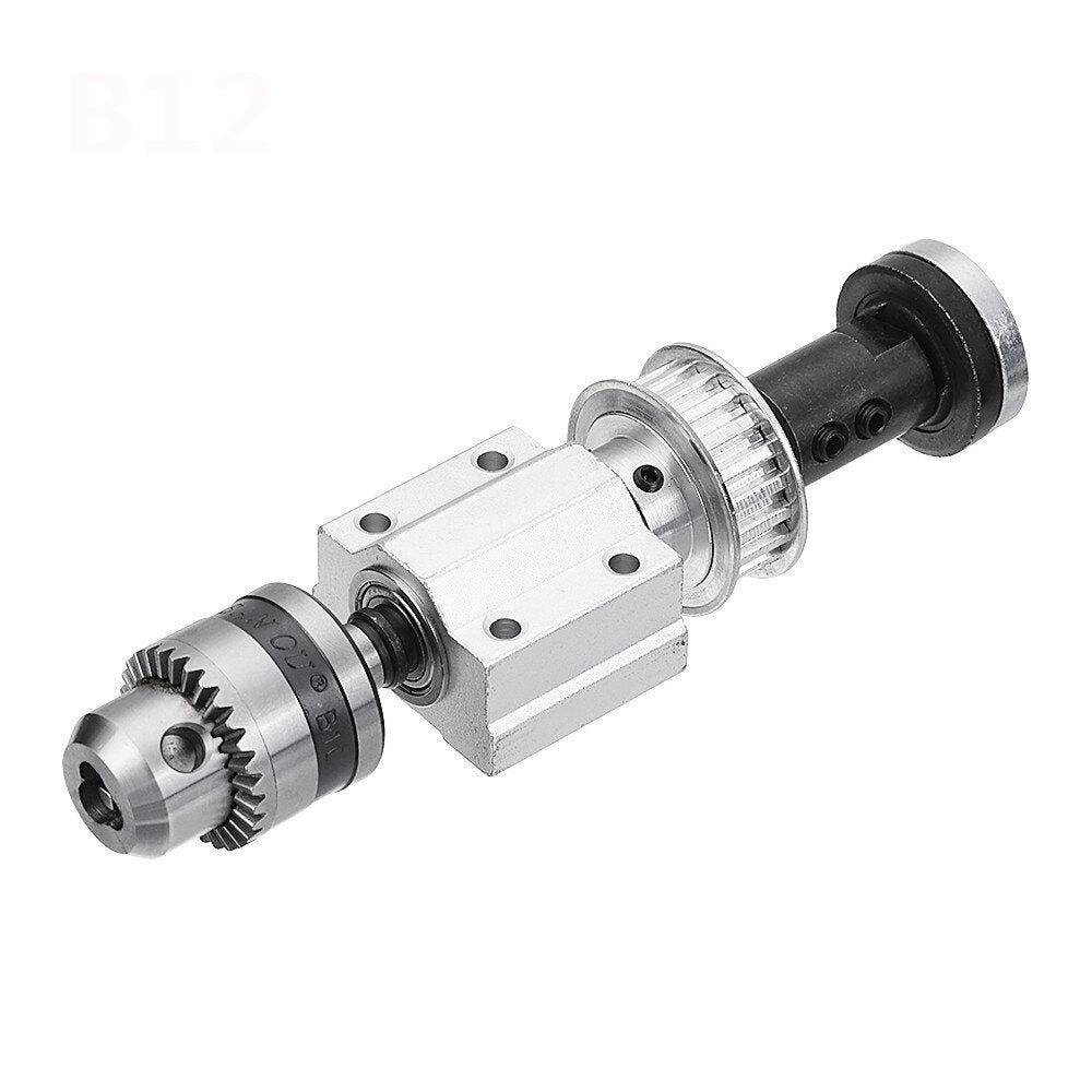 No Power Spindle Assembly Small Lathe Accessories Trimming Belt JTO/B10/B12/B16 Drill Chuck Set