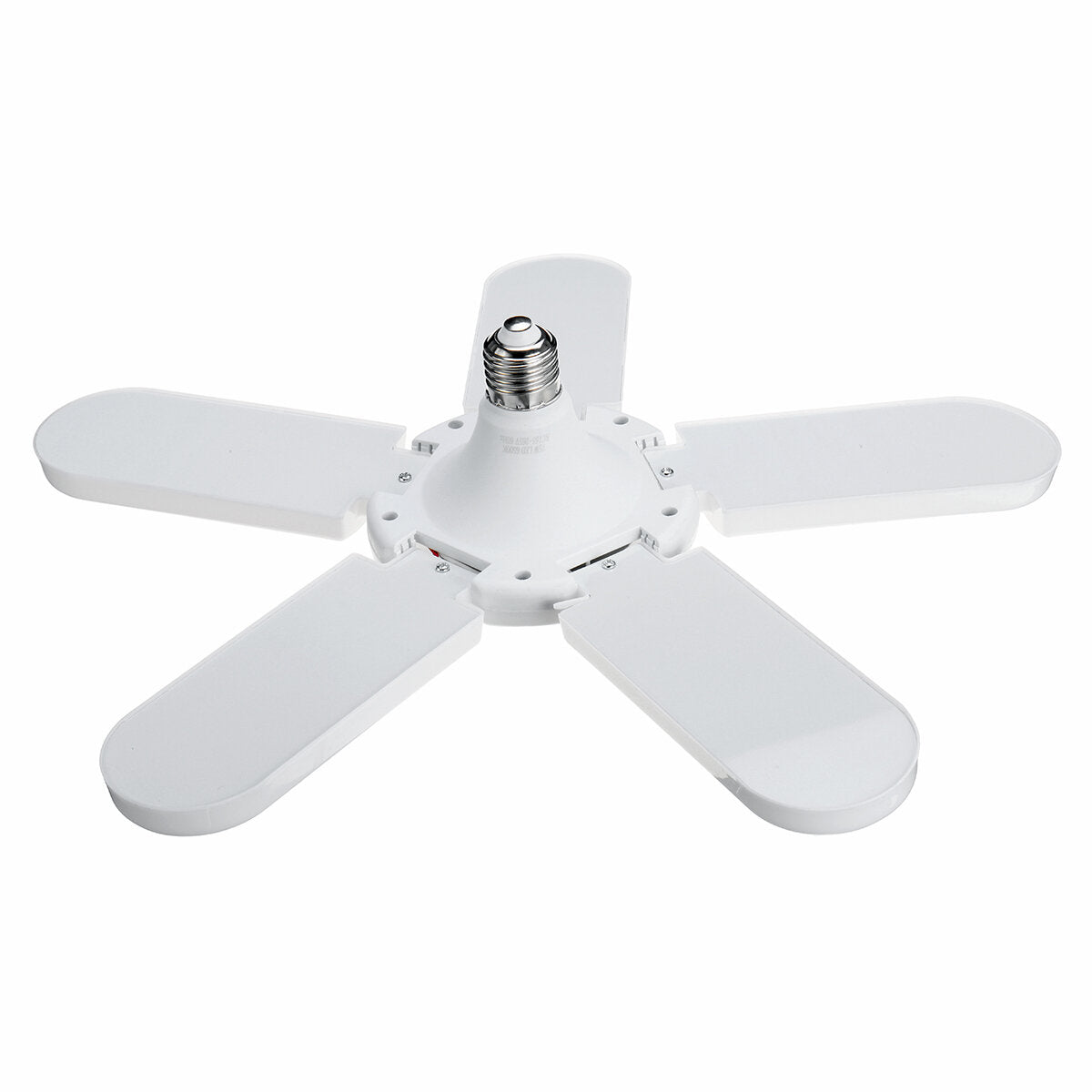E27 2/3/4/5 Leaves Deformable LED Garage Light Bulb Adjustable Work Shop Ceiling Lamp AC220V
