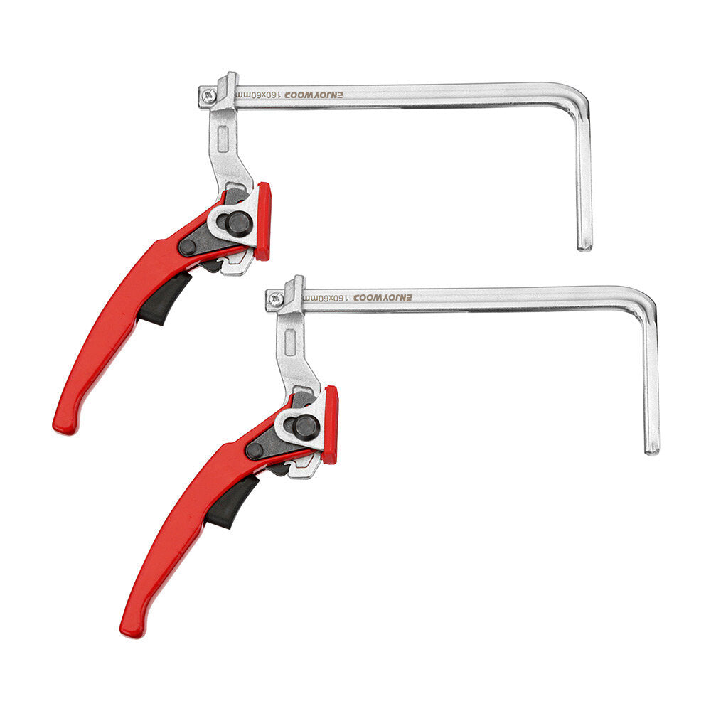2/4PCS Alloy Steel Quick Ratchet Track Saw Guide Rail Clamps for MFT Table & Most Brands - 220kg Clamping Force