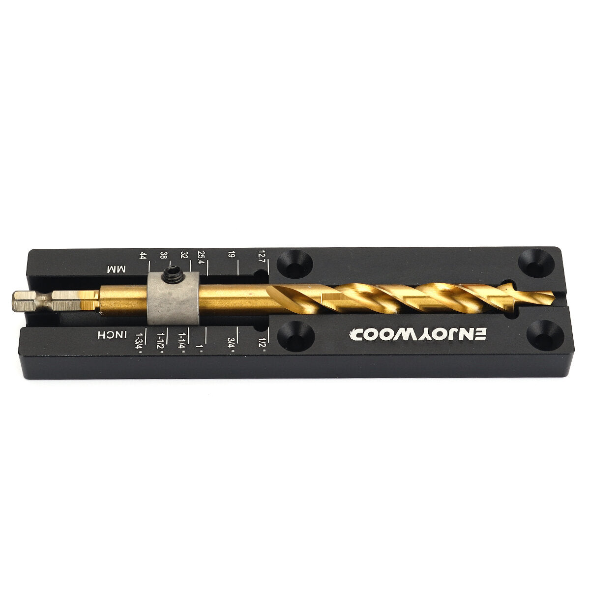 Heavy Duty Aluminum Pocket Hole Jig with Adjustable Depth, Dust Spout, and Versatile Supports for Woodworking