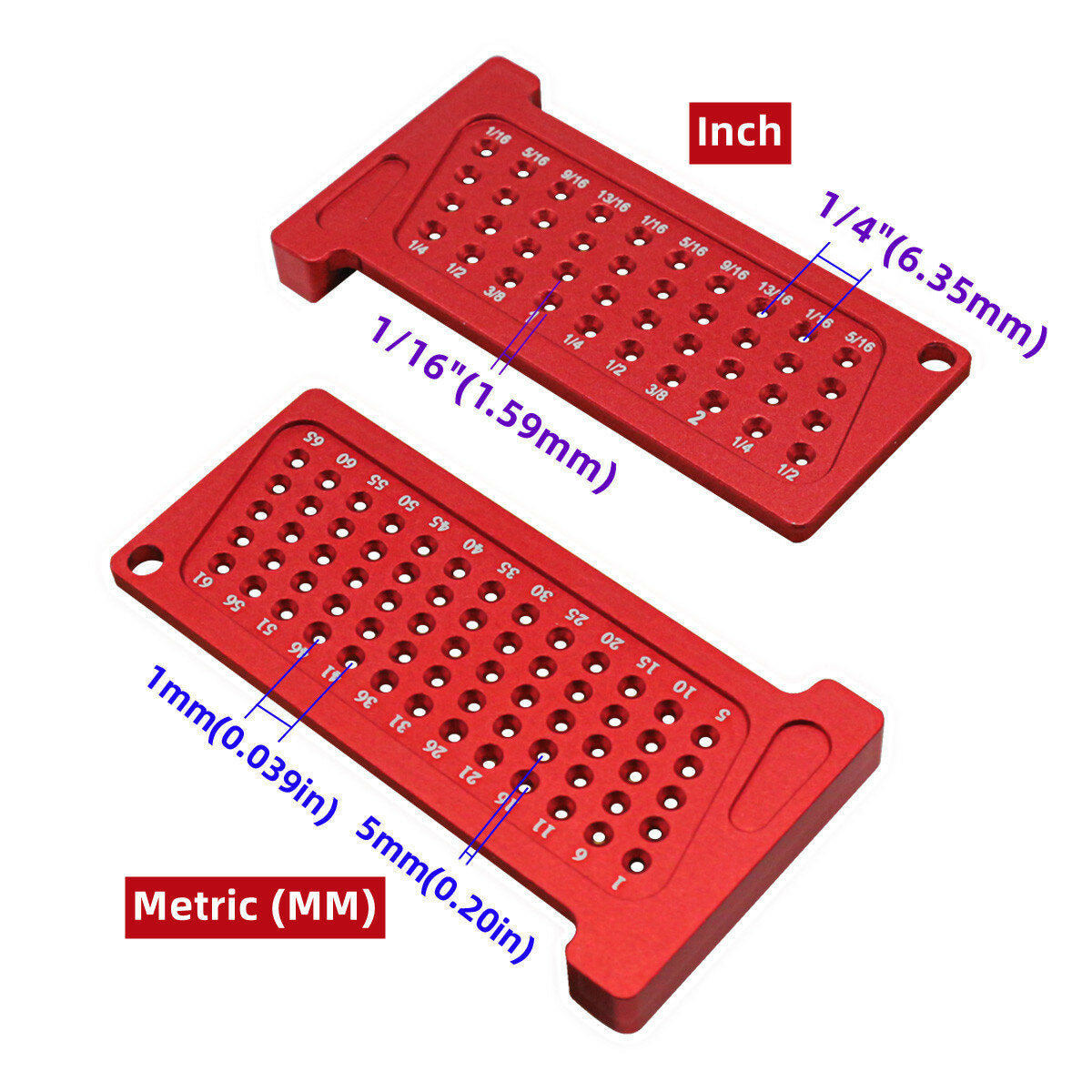 Precision Woodworking Scribe T-Ruler - Dual Metric & Inch Measurements, Durable Aluminum, Compact Design for DIY Projects