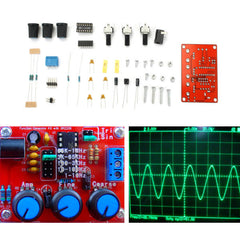 Function Signal Generator Kit Sine Triangle Square Output 1HZ-1MHZ