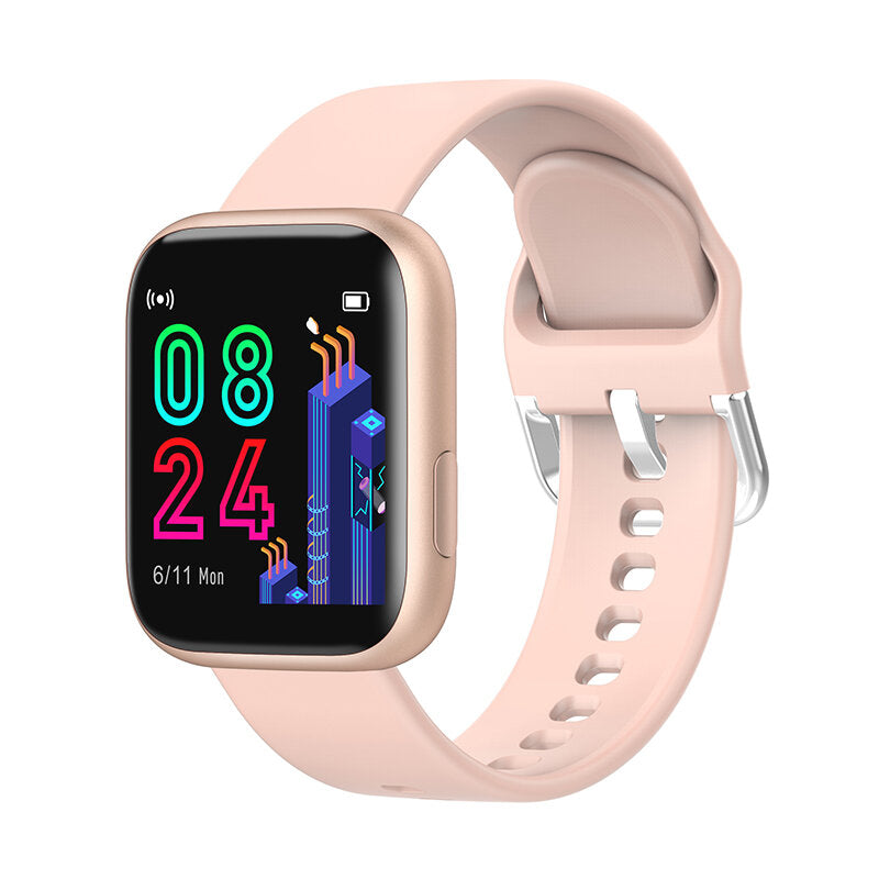 1.4inch Big Full Touch Screen 24h Heart Rate Blood Pressure O2 Monitor Weather Push Smart Watch