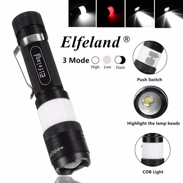 18650 Handlamp Light Lamp Zoomable LED Flashlight