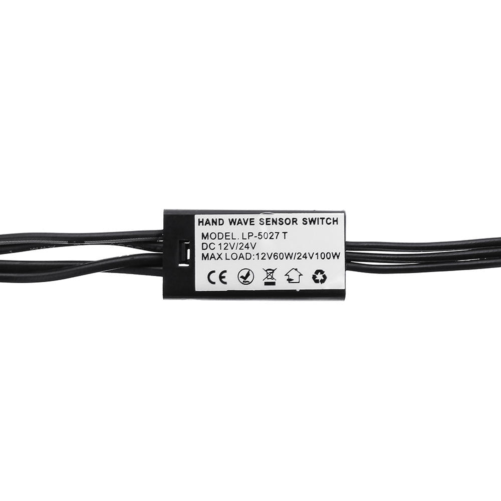 DC5-24V 50W Hand Wave Sensor Light Switch for LED Cabinet Wardrobe Lamp