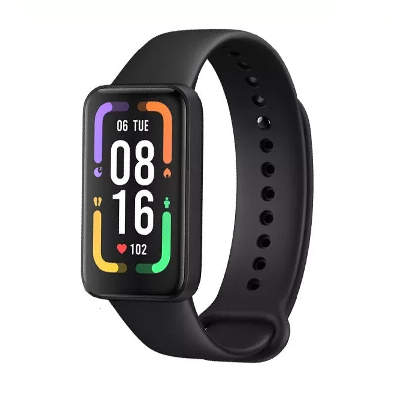 Smart Band Pro 1.47" AMOLED 100% NTSC 450 Nit Screen 110+ Fitness Modes Heart Rate Tracking SpO2 Measurement 5ATM Waterproof BT5.0 Smart Watch