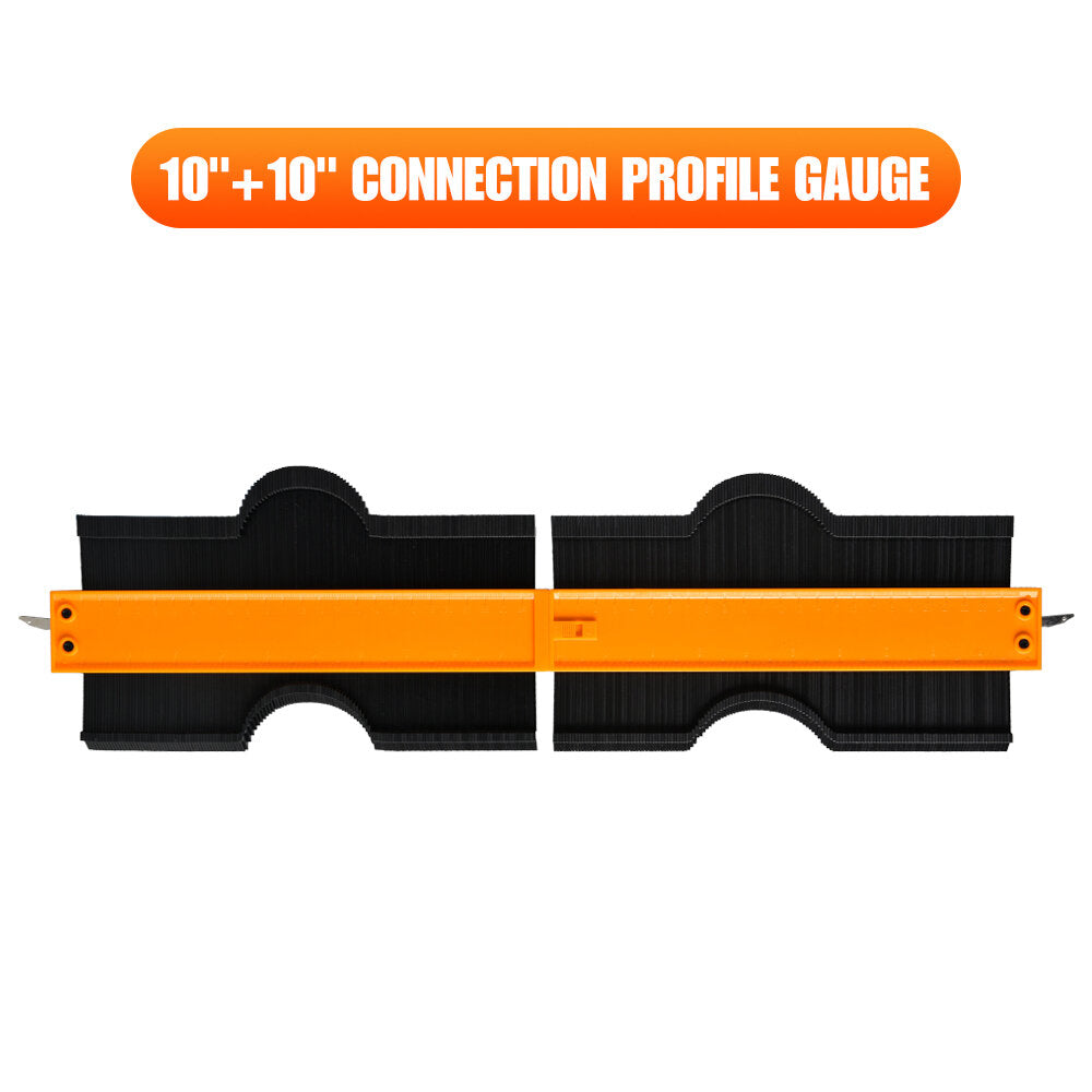 Profile Contour Gauge - High Precision Tracing Tool for Woodworking, Tiling, and Molding - Durable ABS Plastic, Easy to Use