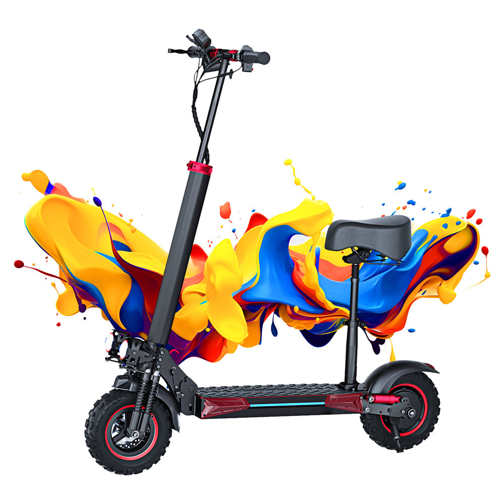Electric Scooter 18Ah 48V 1200W Motor Recommended Top Speed 25KM/H 11 Inches Off-Road Tire Electric Scooter 50KM Range Max Load 150Kg FREEBOY J11MAX