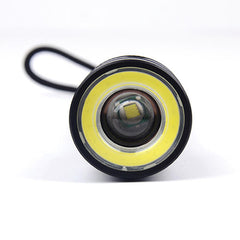 4Modes Body Switch Zoomable LED Flashlight 18650/AAA