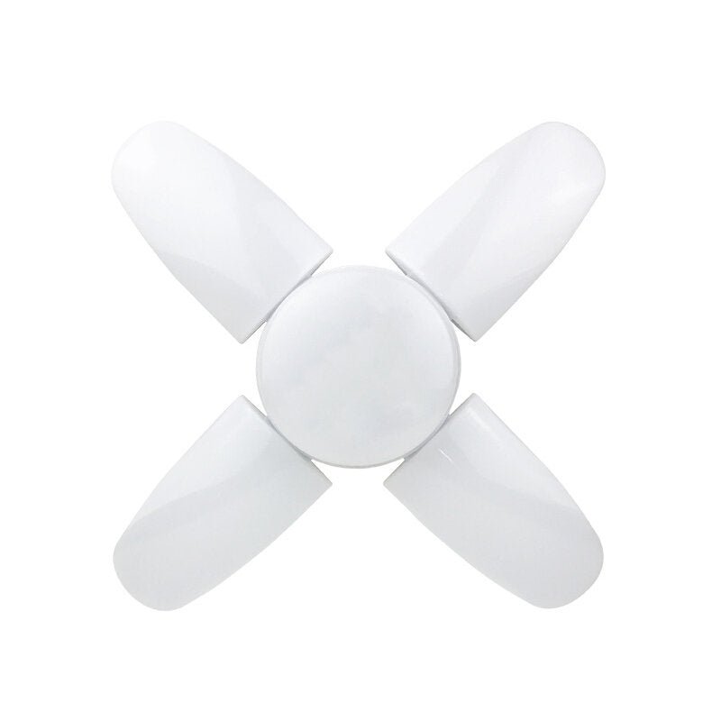 60W E27 LED Garage Light Bulb 4 Blades Deformable Home Ceiling Fixture Shop Lamp 95-265V