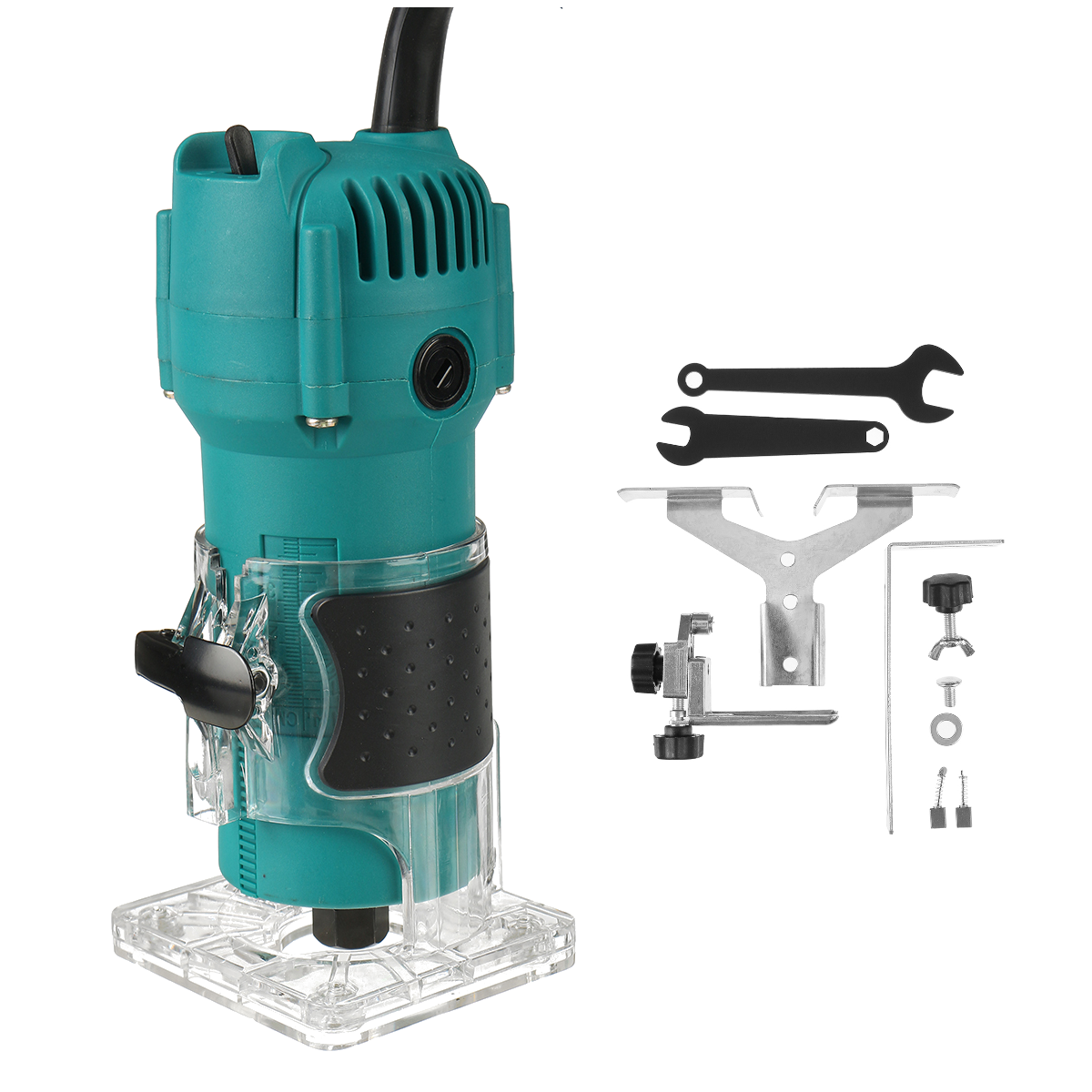 800W Woodworking Electric Trimmer Wood Milling Engraving Slotting Trimming Machine Carving Machine Routers for Woodworking