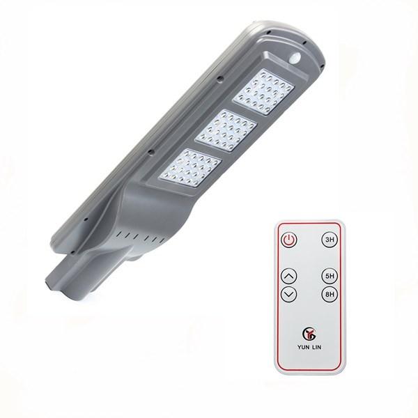 60W Solar Powered Waterproof Motion Sensor Light Sensor LED Street Light  with Remote Controller
