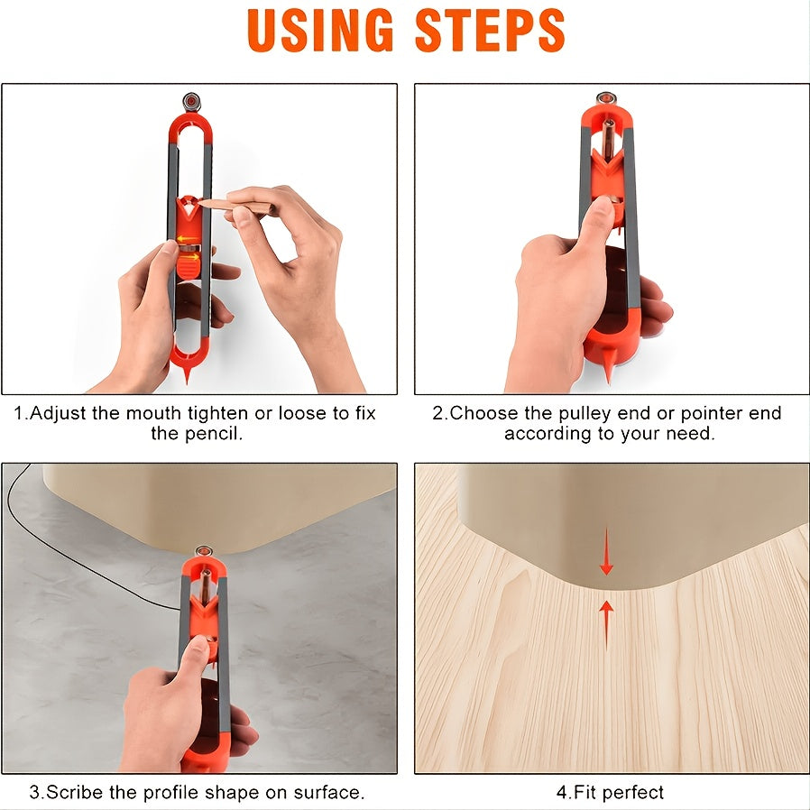 Contour Scribe Tool Precise Profile Duplicator For Woodworking