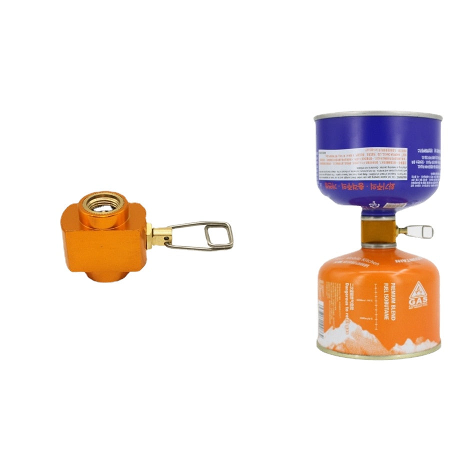 Outdoor Camping Stove Gas Charging Conversion Furnace Connector Accessory Cartridge Tank Gas filling Cylinder Refill Adapter