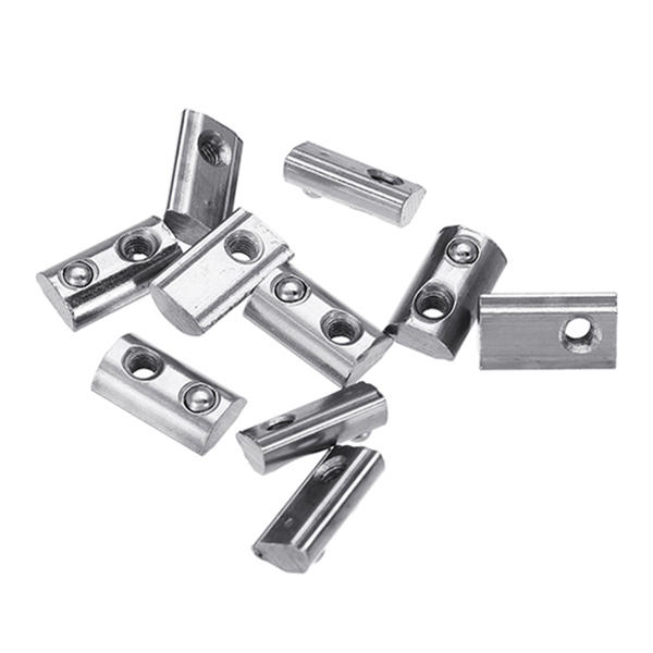 10pcs 20M4 Elastic Nut T Roll Ball Spring Nuts for 2020 Series Aluminum Extrusion Profile